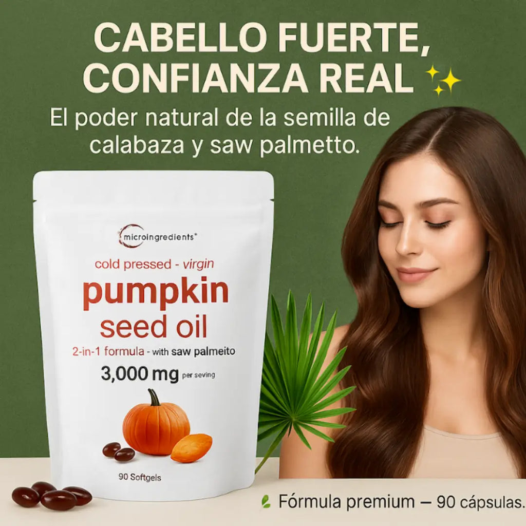 Semilla de calabaza + Saw palmetto: Bienestar Urinario