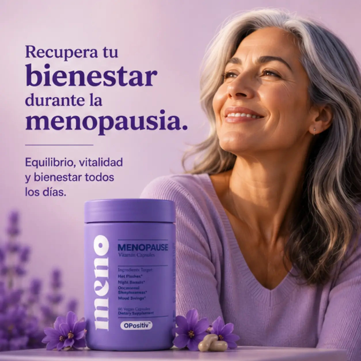 MENO · Noches tranquilas y ánimo estable