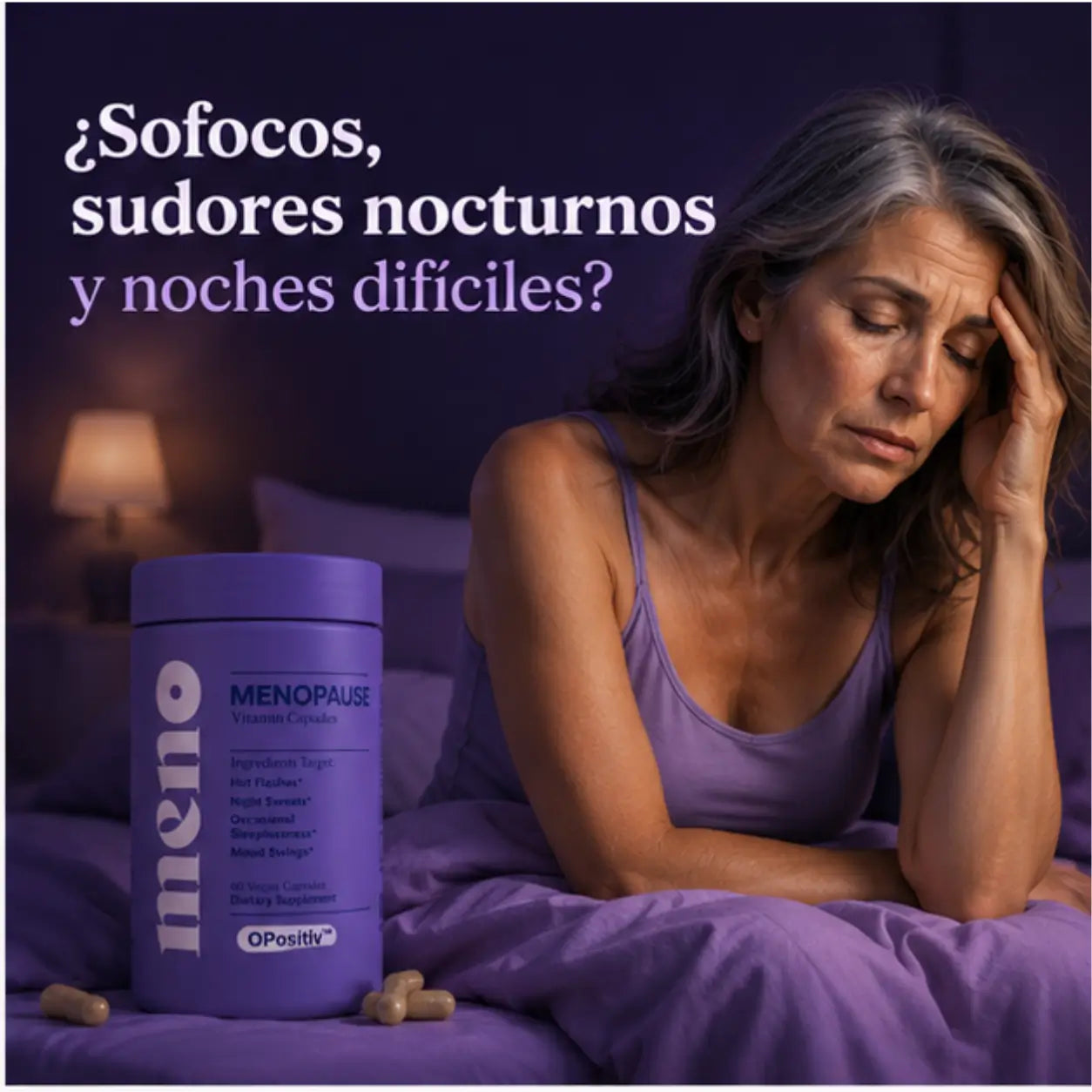 MENO · Noches tranquilas y ánimo estable