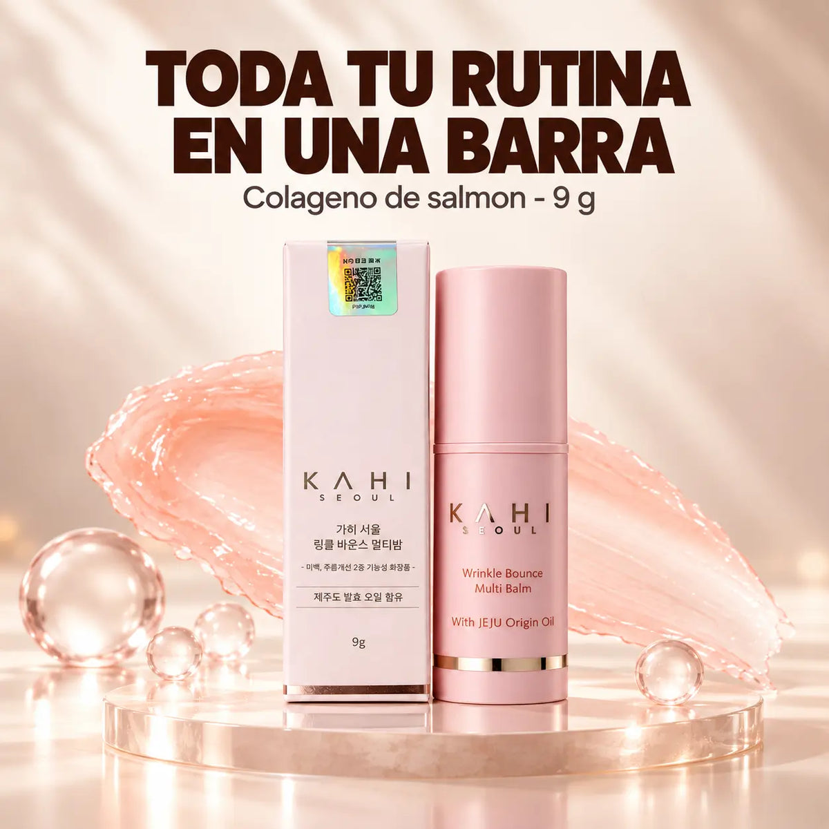 BÁLSAMO COREANO · COLÁGENO DE SALMÓN · 9 G