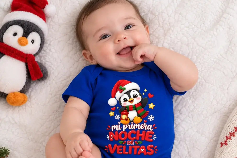 Body Navideño para Bebé · 100% Algodón